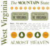 West Virginia Scrapbook Stickers West Virginia Scrapbook Stickers